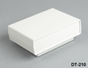 [DT-210-A-0-G-0] DT-210 Plastic Project Enclosure(Light Gray, Both Sides Light Gray Panels, w Sloped Mounting Kit) 508
