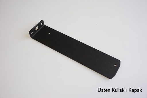 [DE-195-30-03-S-A] DE-195 Upper Flanged Aluminium Panel + Screw ( Set ) Black